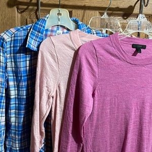 100% Merino Wool Tippi Sweaters and Cotton Blend Shirt